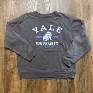 Yale University Bulldogs‎ Crewneck Sweatshirt Gray Size Small